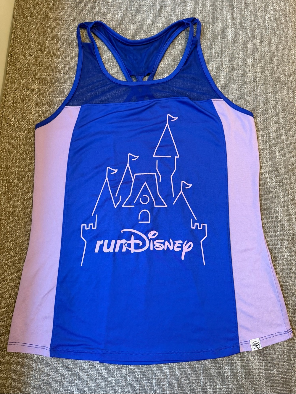 Disney Royal Blue & Light Purple RunDisney Tank Top